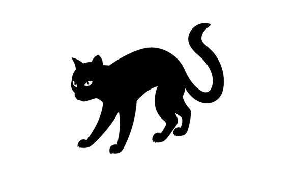 Black Cat Silhouette Art Review