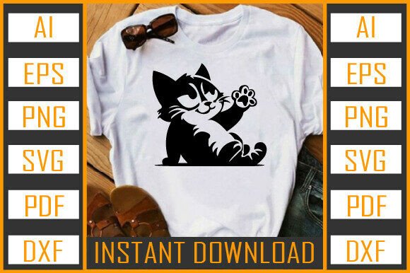 Cat Vector Silhouette 22