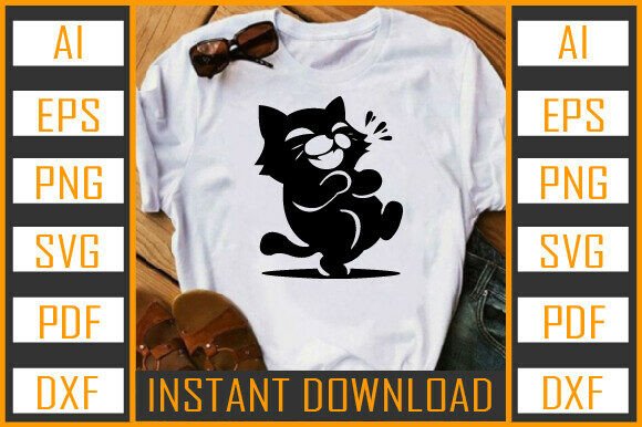 Cat Vector Silhouette 39