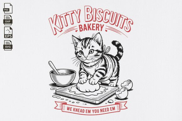 Funny Cat, Sourdough, Biscuit, Bakery